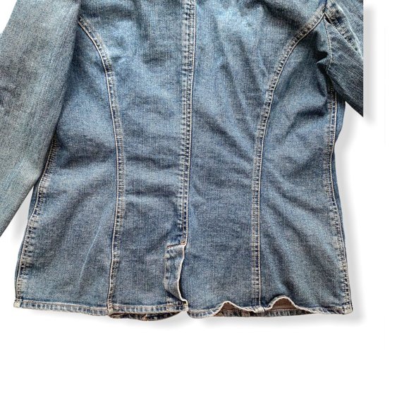 **2 for 20 **  Levis Signature Series L Women's Denim Blazer Jacket - Picture 3 of 13